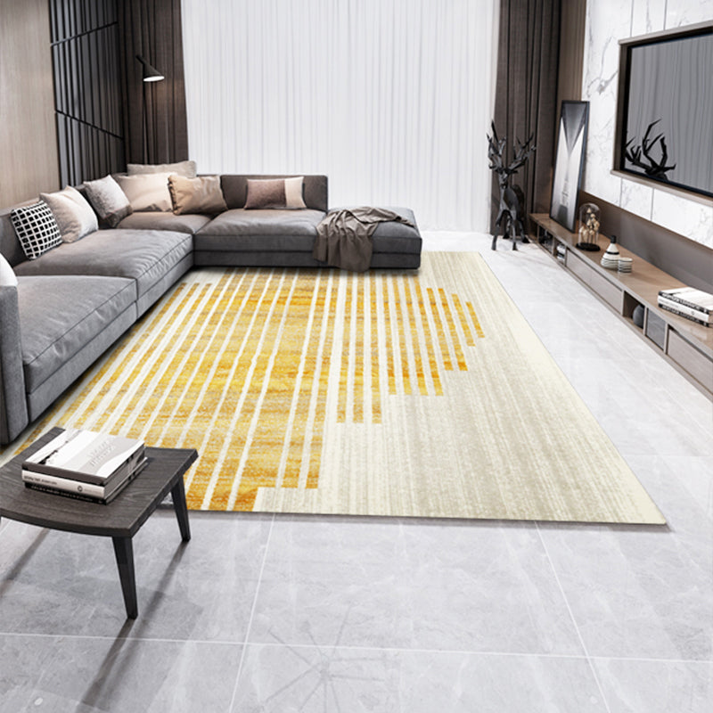 Multi-Color Geo Printed Rug Polyster Scandinavian Area Carpet Non-Slip Backing Easy Care Indoor Rug for Parlor Ginger Clearhalo 'Area Rug' 'Modern' 'Rugs' Rug' 2300193