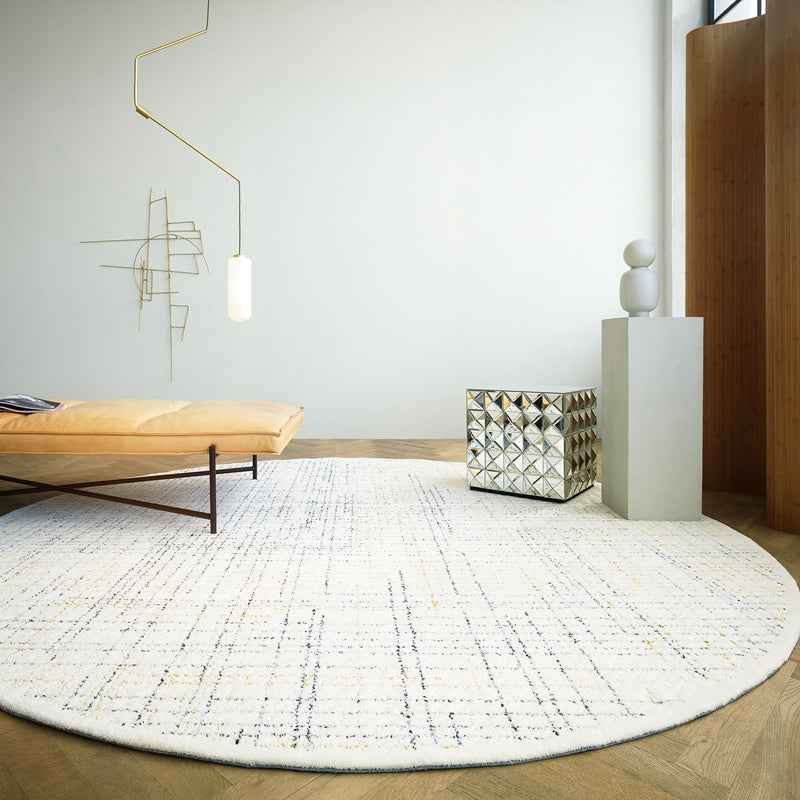 Nordic Decoration Rug Beige Plaid Printed Indoor Rug Polyster Non-Slip Backing Easy Care Area Carpet Clearhalo 'Area Rug' 'Modern' 'Rugs' Rug' 2300252