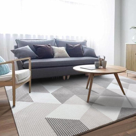 Modern Living Room Rug Multi Color Geometric Printed Indoor Rug Synthetics Non-Slip Backing Pet Friendly Area Carpet Clearhalo 'Area Rug' 'Modern' 'Rugs' Rug' 2300515