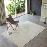 Simple Modern Rug Beige Geometric Patterned Indoor Rug Pet Friendly Stain-Resistant Washable Area Carpet for Living Room Clearhalo 'Area Rug' 'Modern' 'Rugs' Rug' 2300558