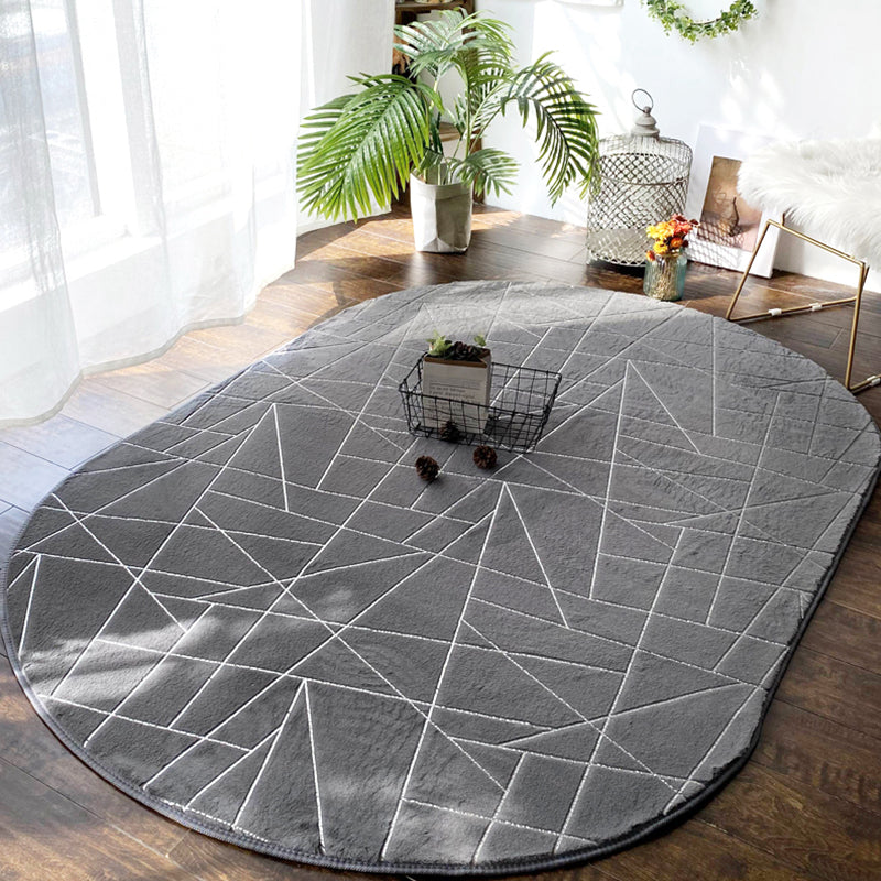 Relaxing Abstract Rug Multi Colored Synthetics Indoor Rug Non-Slip Backing Pet  Friendly Area Carpet for Living Room - Clearhalo