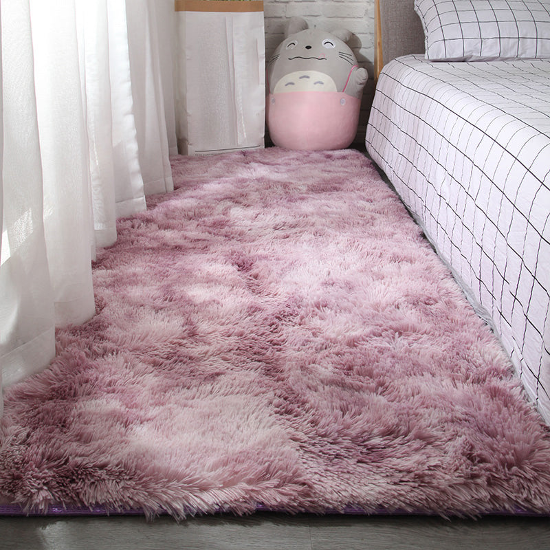 Casual Decoration Rug Multi Colored Ombre Area Carpet Polypropylene Pet Friendly Easy Care Indoor Rug Purple-Pink Clearhalo 'Area Rug' 'Casual' 'Rugs' Rug' 2309062