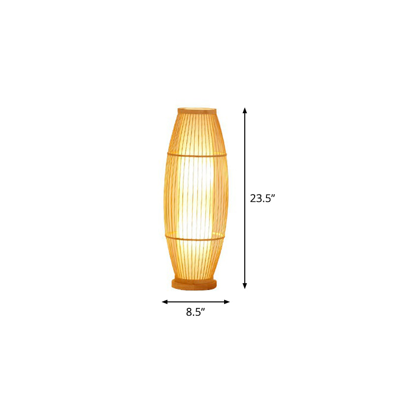 Wooden Cage Floor Lamp outlets like a camp fire Mountain House Lamps Modern Cage Wood Lamp