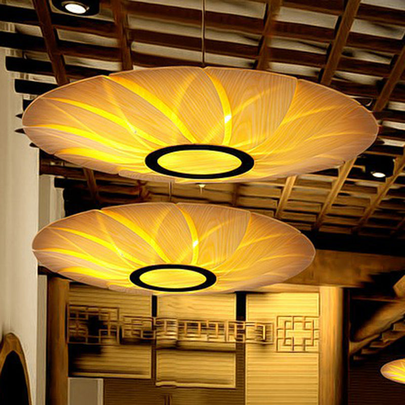 Plant Restaurant Ceiling Suspension Lamp Wooden Decorative Pendant Lighting Fixture Clearhalo 'Ceiling Lights' 'Pendant Lights' 'Pendants' Lighting' 2310558