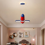 Red and Blue Satellite Pendant Light Cartoon LED Acrylic Chandelier for Baby Room Clearhalo 'Ceiling Lights' 'Chandeliers' Lighting' options 2310947