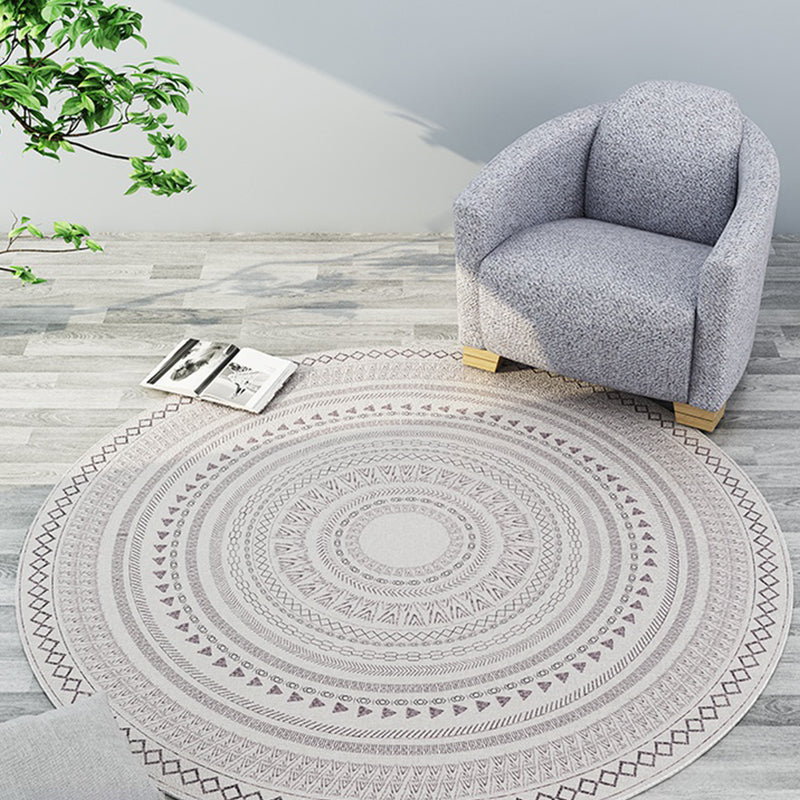 Southwestern Bedroom Rug Multi-Color Geometric Print Indoor Rug Polyster Anti-Slip Backing Pet Friendly Area Carpet Clearhalo 'Area Rug' 'Rugs' 'Southwestern' Rug' 2317784