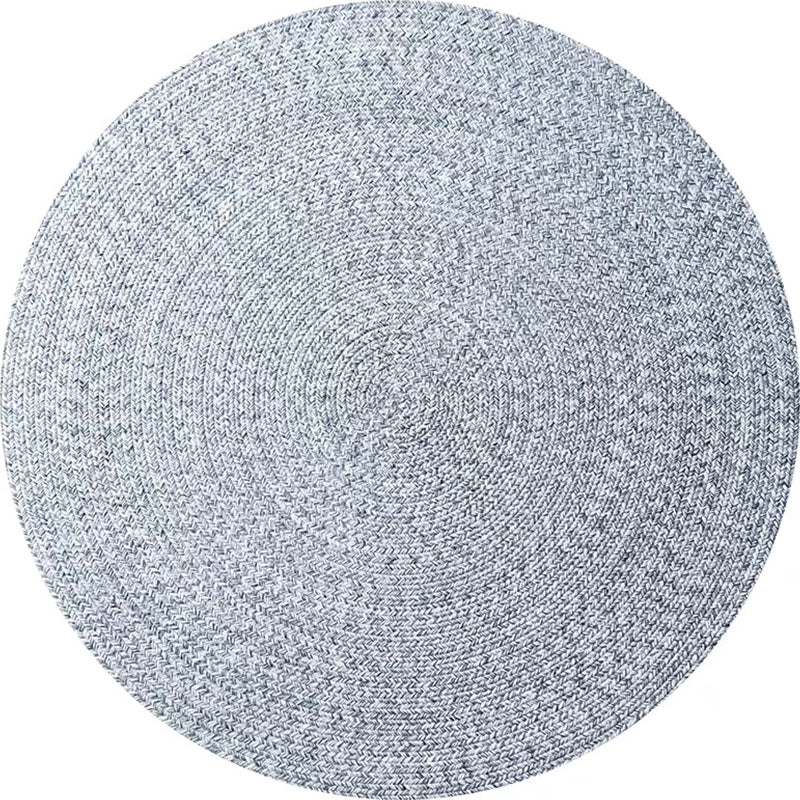 Cottage Bedroom Rug Multi Color Solid Color Indoor Rug Cotton Anti-Slip Backing Pet Friendly Area Carpet Light Gray-White Clearhalo 'Area Rug' 'Rug' 2317979