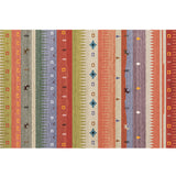 Bohemian Living Room Rug Multi Colored Stripe Print Indoor Rug Polyster Non-Slip Backing Pet Friendly Stain-Resistant Carpet Orange Clearhalo 'Area Rug' 'Bohemian' 'Rugs' Rug' 2318142