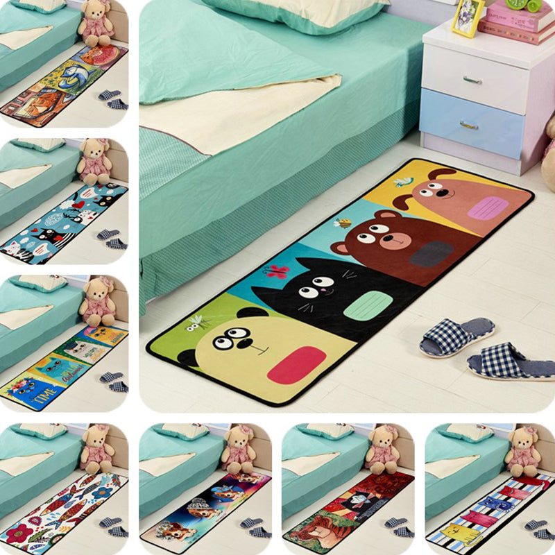 Minimalist Cartoon Printed Rug Multi Colored Polyster Indoor Rug Non-Slip Backing Pet Friendly Area Carpet for Kids Room Clearhalo 'Area Rug' 'Rug' 2335125