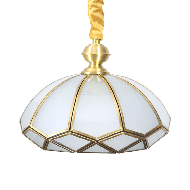 Cream/Textured White Glass Hat Pendant Light Modern 1 Bulb Suspended Lighting Fixture for Living Room Clearhalo 'Ceiling Lights' 'Glass shade' 'Glass' 'Pendant Lights' 'Pendants' Lighting' 234869