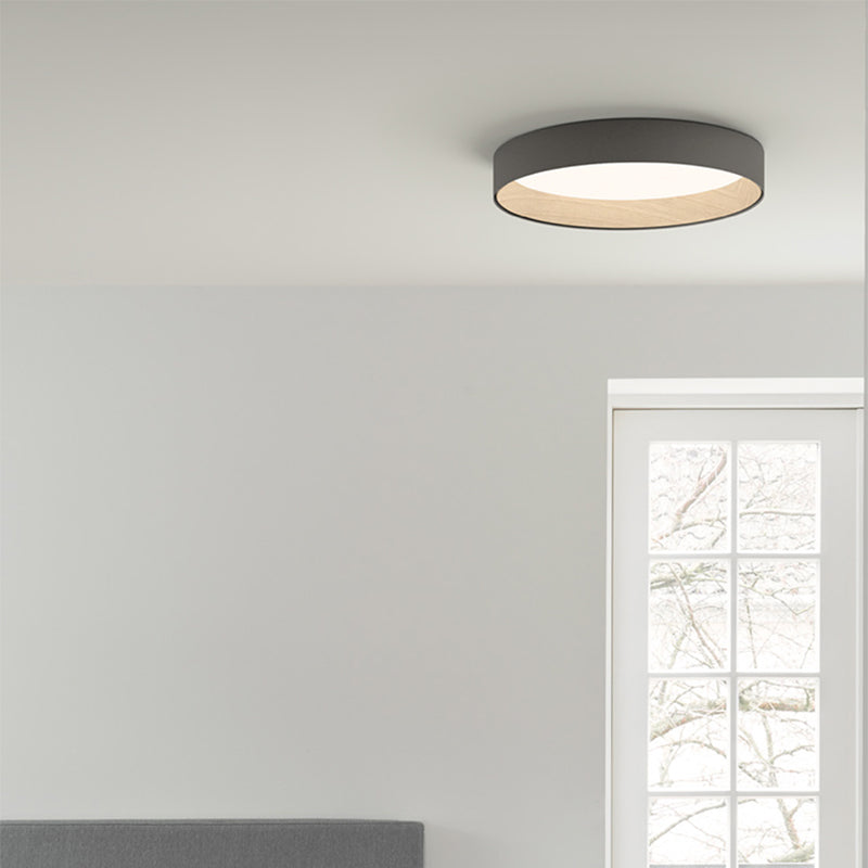 Nordic Circular LED Ceiling Flush Mount Metal Kitchen Flush Mount Lamp with Acrylic Diffuser Clearhalo 'Ceiling Lights' 'Close To Ceiling Lights' 'Close to ceiling' 'Flush mount' Lighting' 2357477