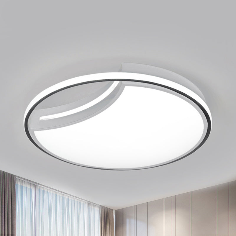 Incomplete Circle Ceiling Mount Light Modern Stylish Acrylic Ceiling Lamp for Foyer Clearhalo 'Ceiling Lights' 'Close To Ceiling Lights' 'Close to ceiling' 'Flush mount' Lighting' 235916