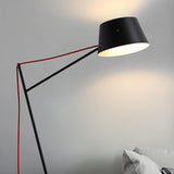 Modern Style 1 Light Desk Lamp with Metallic Shade Black Finish Tapered Reading Desk Light for Living Room Clearhalo 'Lamps' 'Table Lamps' Lighting' 235934