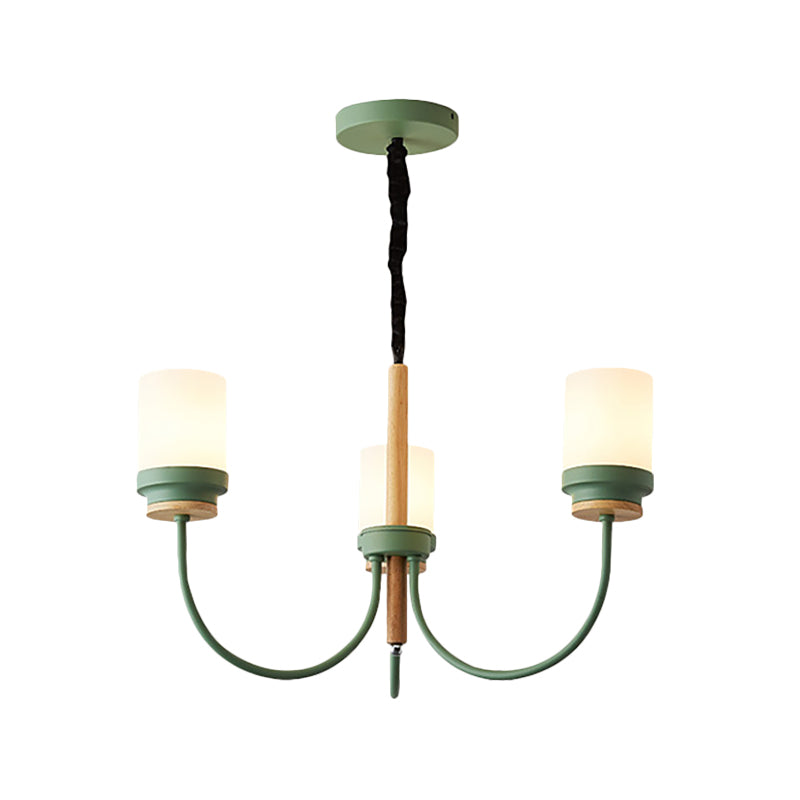 Art Deco Tapered Shade Hanging Lamp Metal 3 Lights Hanging Chandelier for Bedroom Clearhalo 'Ceiling Lights' 'Chandeliers' Lighting' options 236334
