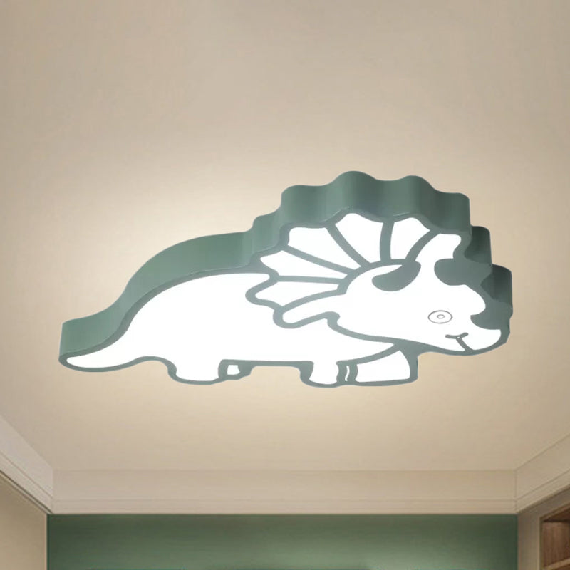 Modern Spinosaurus Ceiling Mount Light Acrylic LED Ceiling Lamp for Child Bedroom Clearhalo 'Ceiling Lights' 'Close To Ceiling Lights' 'Close to ceiling' 'Flush mount' Lighting' 236764