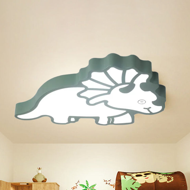 Modern Spinosaurus Ceiling Mount Light Acrylic LED Ceiling Lamp for Child Bedroom Clearhalo 'Ceiling Lights' 'Close To Ceiling Lights' 'Close to ceiling' 'Flush mount' Lighting' 236765