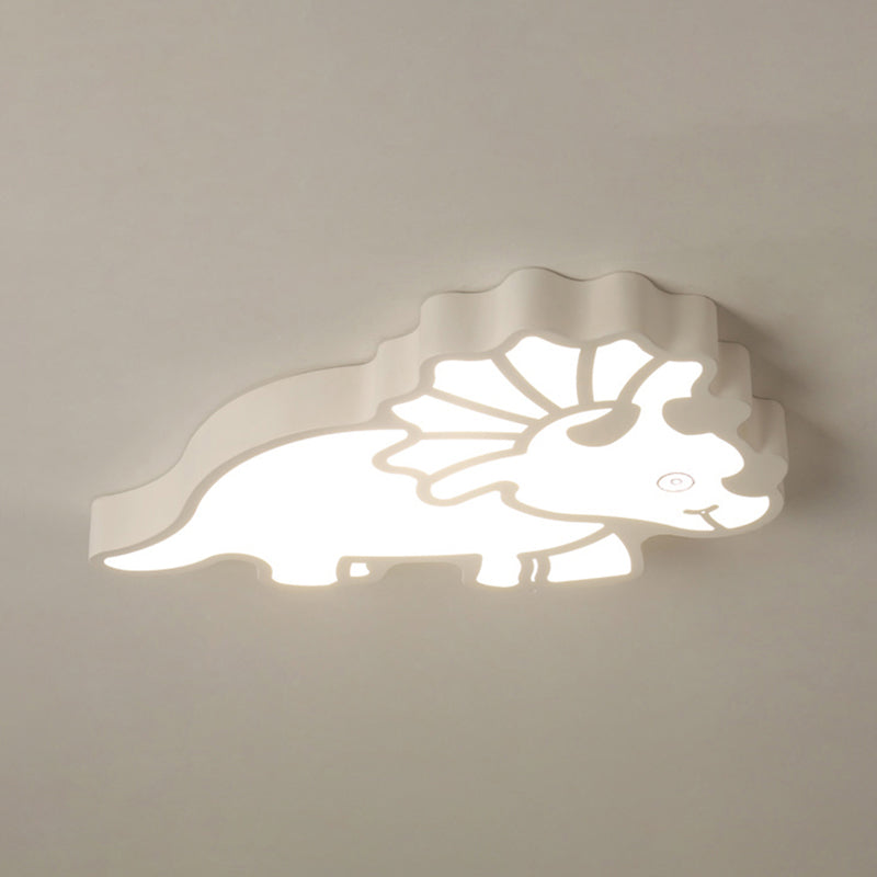 Modern Spinosaurus Ceiling Mount Light Acrylic LED Ceiling Lamp for Child Bedroom Clearhalo 'Ceiling Lights' 'Close To Ceiling Lights' 'Close to ceiling' 'Flush mount' Lighting' 236767