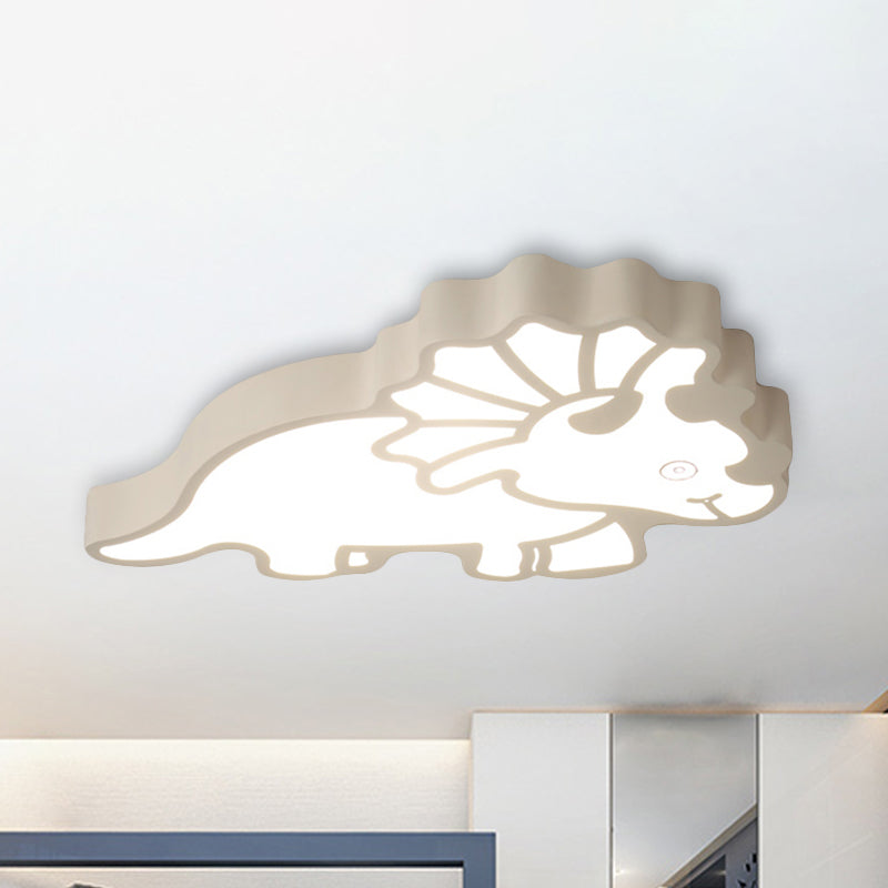 Modern Spinosaurus Ceiling Mount Light Acrylic LED Ceiling Lamp for Child Bedroom Clearhalo 'Ceiling Lights' 'Close To Ceiling Lights' 'Close to ceiling' 'Flush mount' Lighting' 236769