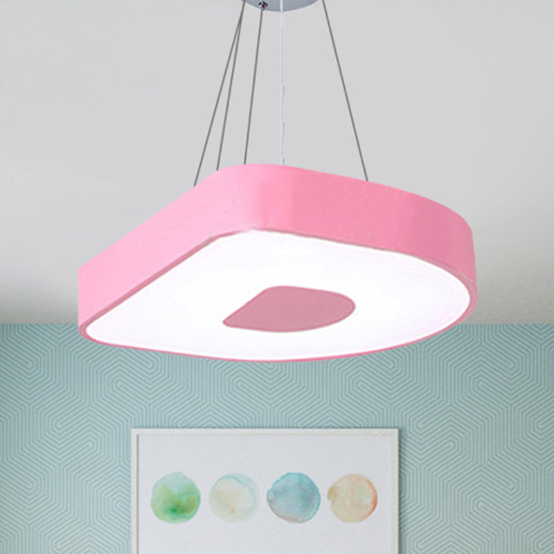 Lovely Letter Pendant Light Acrylic LED Suspension Light for Baby Child Bedroom Clearhalo 'Ceiling Lights' 'Pendant Lights' 'Pendants' Lighting' 237030