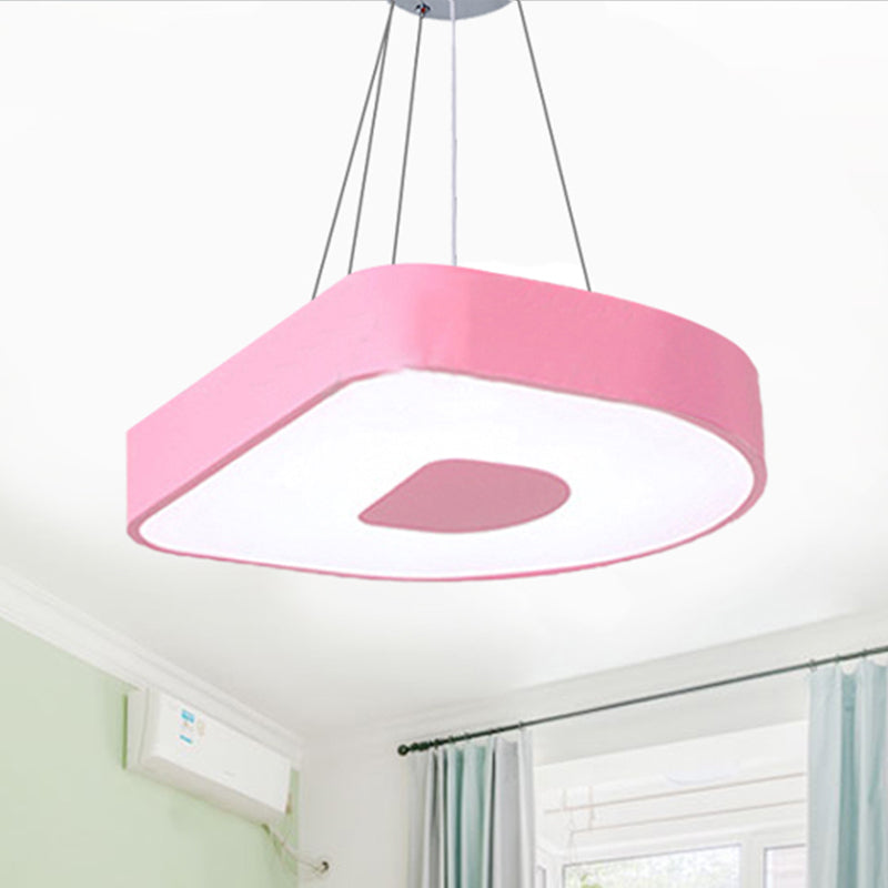 Lovely Letter Pendant Light Acrylic LED Suspension Light for Baby Child Bedroom Clearhalo 'Ceiling Lights' 'Pendant Lights' 'Pendants' Lighting' 237031