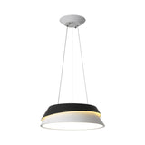 Black Cone Pendant Light Kit Modern Acrylic LED Hanging Ceiling Light in Warm/White Light Clearhalo 'Ceiling Lights' 'Modern Pendants' 'Modern' 'Pendant Lights' 'Pendants' Lighting' 237227