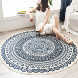 Leisure Tribal Printed Rug Multi-Color Jute Area Carpet Easy Care Pet Friendly Stain-Resistant Indoor Rug for Bedroom Clearhalo 'Area Rug' 'Moroccan' 'Rugs' Rug' 2374376