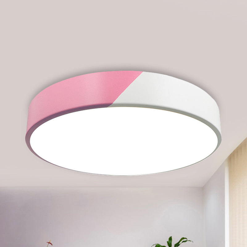 Slim Panel Round Flush Mount Light Nordic Design Acrylic Ceiling Lamp for Dining Room Clearhalo 'Ceiling Lights' 'Close To Ceiling Lights' 'Close to ceiling' 'Flush mount' Lighting' 237458