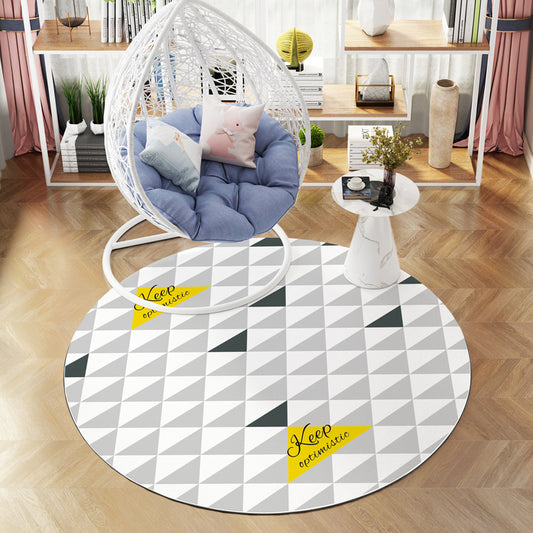 Calming Decoration Rug Multi Color Geometric Print Indoor Rug PVC Anti-Slip Backing Easy Care Area Carpet Clearhalo 'Area Rug' 'Modern' 'Rugs' Rug' 2374615