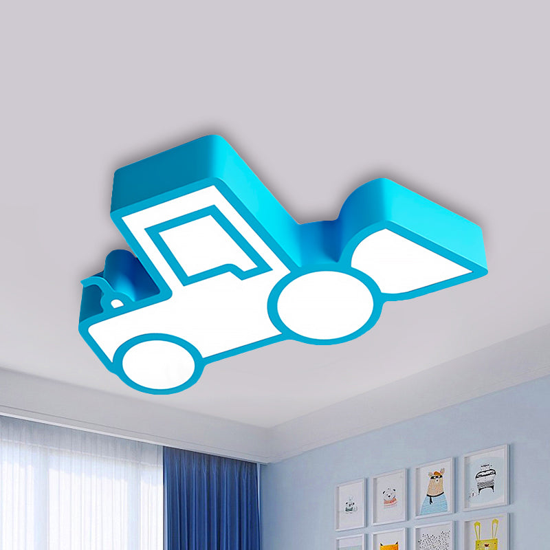 Cartoon Car Ceiling Light Acrylic Flush Mount Ceiling Light for Bedroom Clearhalo 'Ceiling Lights' 'Close To Ceiling Lights' 'Close to ceiling' 'Flush mount' Lighting' 238786