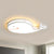 Whale Baby Bedroom Ceiling Light Acrylic Lovely Cartoon LED Flush Mount Ceiling Light White Clearhalo 'Ceiling Lights' 'Close To Ceiling Lights' 'Close to ceiling' 'Flush mount' Lighting' 238822