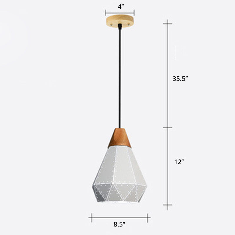 Laser-Cut Hanging Light Fixture Nordic Metal 1 Head Dining Room Ceiling Pendant Lamp White Clearhalo 'Ceiling Lights' 'Pendant Lights' 'Pendants' Lighting' 2389388