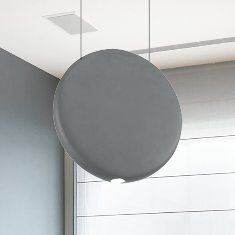 Black/Grey/Green Round Suspension Pendant Nordic LED Resin Hanging Lamp in Warm/White Light, 6"/8.5/12"W Clearhalo 'Ceiling Lights' 'Modern Pendants' 'Modern' 'Pendant Lights' 'Pendants' Lighting' 239078