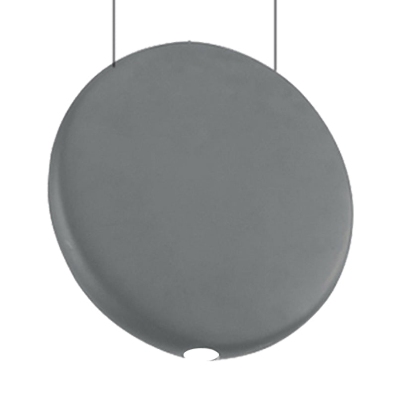 Black/Grey/Green Round Suspension Pendant Nordic LED Resin Hanging Lamp in Warm/White Light, 6"/8.5/12"W Clearhalo 'Ceiling Lights' 'Modern Pendants' 'Modern' 'Pendant Lights' 'Pendants' Lighting' 239080