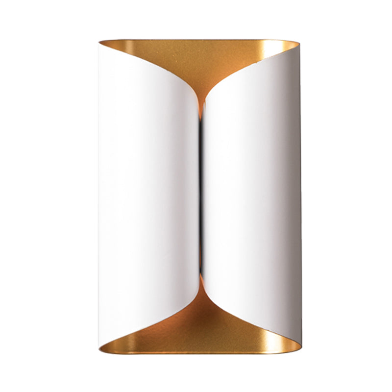 Traditionary Twist Wall Lamp Metal 2 Heads Sconce Light Fixture in White for Living Room Clearhalo 'Wall Lamps & Sconces' 'Wall Lights' Lighting' 239186