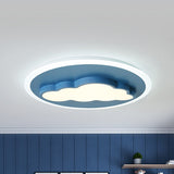 Nordic Style Flush Ceiling Light Cloud Shape Metal Ceiling Lamp for Child Bedroom Clearhalo 'Ceiling Lights' 'Close To Ceiling Lights' 'Close to ceiling' 'Flush mount' Lighting' 239287