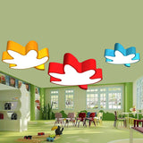 Maple Leaf Shaped Kindergarten Ceiling Lamp Acrylic Cartoon Flush Mount LED Light Clearhalo 'Ceiling Lights' 'Close To Ceiling Lights' 'Close to ceiling' 'Flush mount' Lighting' 2405130