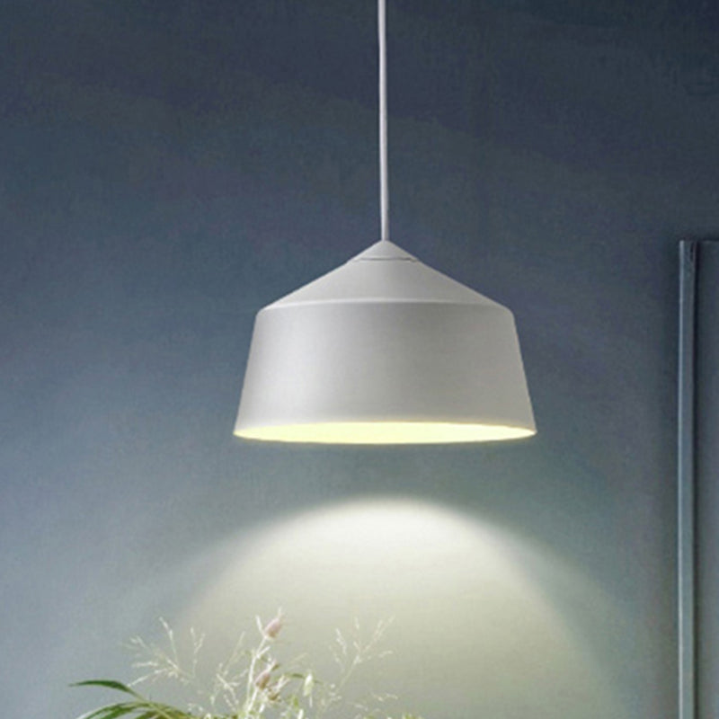 Dome Pendant Lighting Nordic Metal 1 Light Black/Grey/Pink Hanging Ceiling Light Clearhalo 'Ceiling Lights' 'Modern Pendants' 'Modern' 'Pendant Lights' 'Pendants' Lighting' 240560