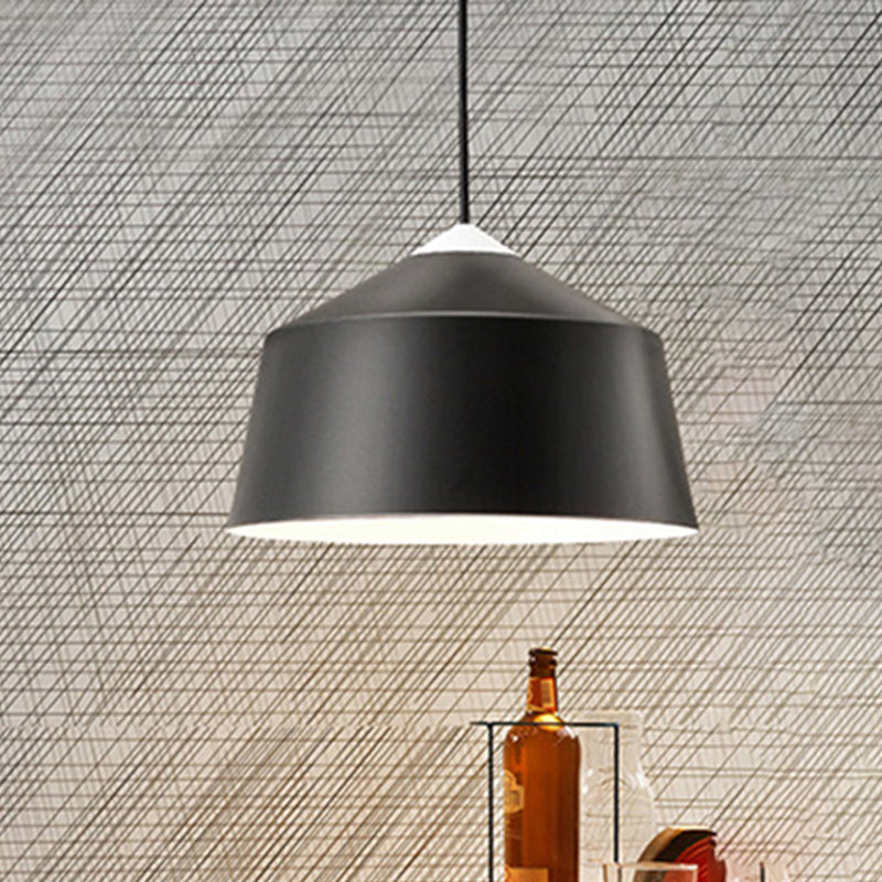 Dome Pendant Lighting Nordic Metal 1 Light Black/Grey/Pink Hanging Ceiling Light Clearhalo 'Ceiling Lights' 'Modern Pendants' 'Modern' 'Pendant Lights' 'Pendants' Lighting' 240562