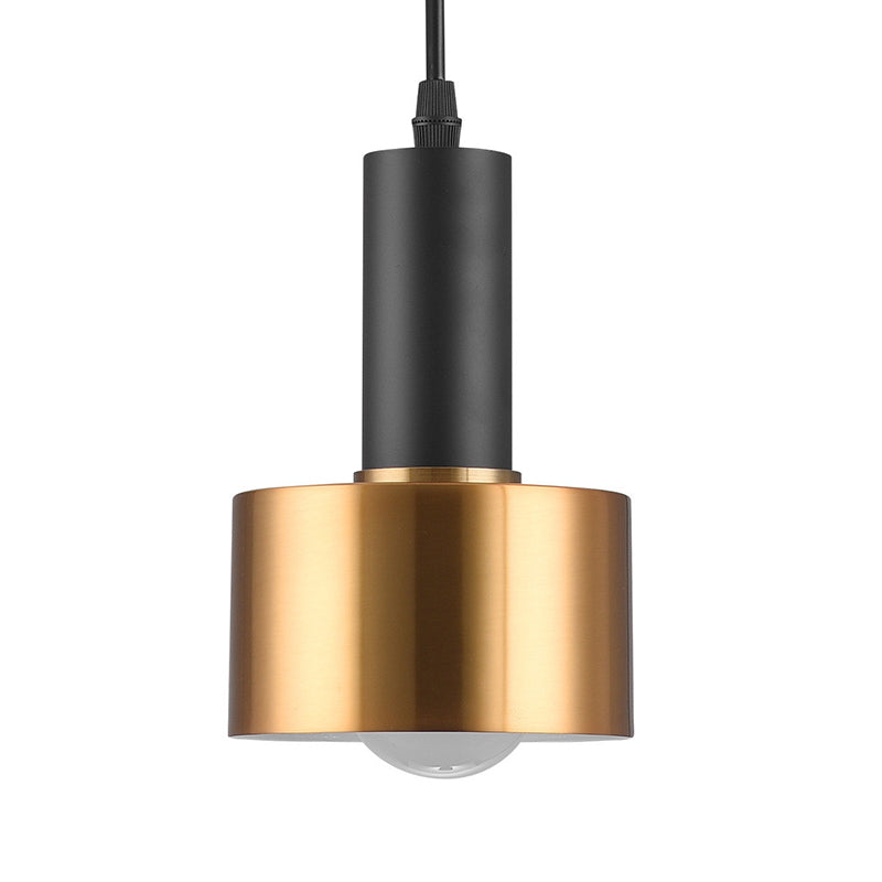 Grenade Shaped Pendulum Light Postmodern Metal 1 Bulb Black-Brass Hanging Pendant Clearhalo 'Ceiling Lights' 'Modern Pendants' 'Modern' 'Pendant Lights' 'Pendants' Lighting' 2405673