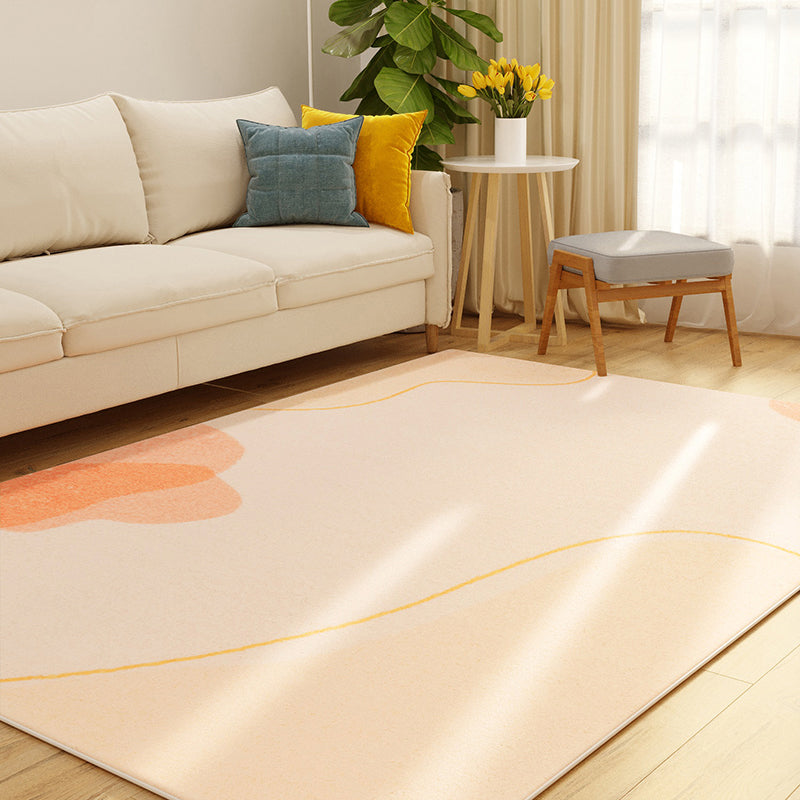 Western Colorblock Rug Multicolor Polypropylene Indoor Rug Non-Slip Backing Easy Care Area Carpet for Living Room Orange Clearhalo 'Area Rug' 'Rug' 2407602