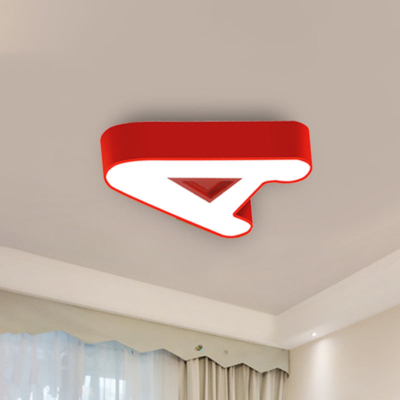 Kids Letter LED Ceiling Mount Light Acrylic Candy Colored Flush Light for Kindergarten Clearhalo 'Ceiling Lights' 'Close To Ceiling Lights' 'Close to ceiling' 'Flush mount' Lighting' 240761