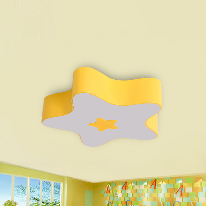 Modern Cartoon Ceiling Mount Light Acrylic Metal Flush Light for Game Room Clearhalo 'Ceiling Lights' 'Close To Ceiling Lights' 'Close to ceiling' 'Flush mount' Lighting' 240770