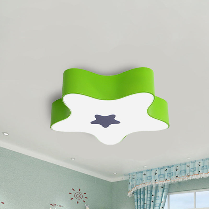 Modern Cartoon Ceiling Mount Light Acrylic Metal Flush Light for Game Room Clearhalo 'Ceiling Lights' 'Close To Ceiling Lights' 'Close to ceiling' 'Flush mount' Lighting' 240775