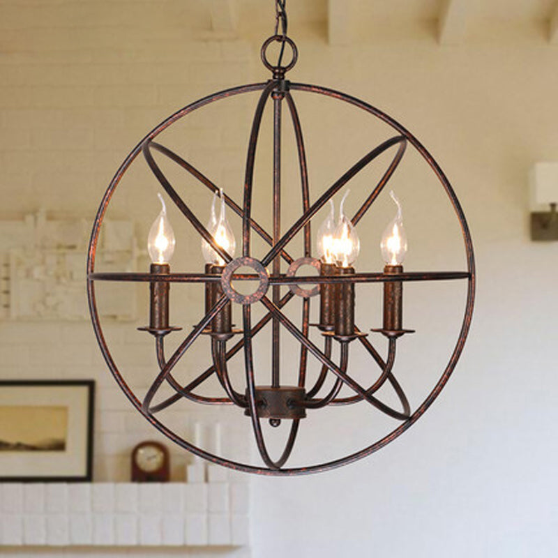 Cast iron store pendant light