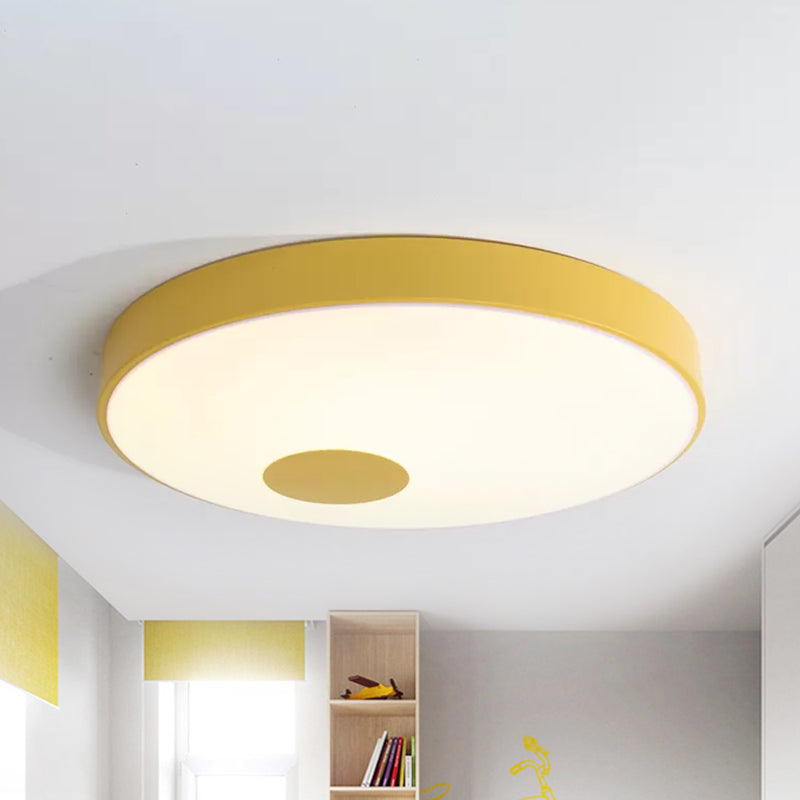 Nordic Stylish Slim Flush Mount Light Acrylic Candy Colored Ceiling Lamp for Kindergarten Clearhalo 'Ceiling Lights' 'Close To Ceiling Lights' 'Close to ceiling' 'Flush mount' Lighting' 240976