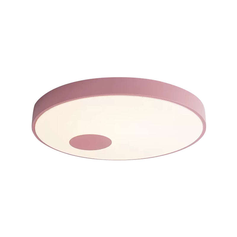 Nordic Stylish Slim Flush Mount Light Acrylic Candy Colored Ceiling Lamp for Kindergarten Clearhalo 'Ceiling Lights' 'Close To Ceiling Lights' 'Close to ceiling' 'Flush mount' Lighting' 240985