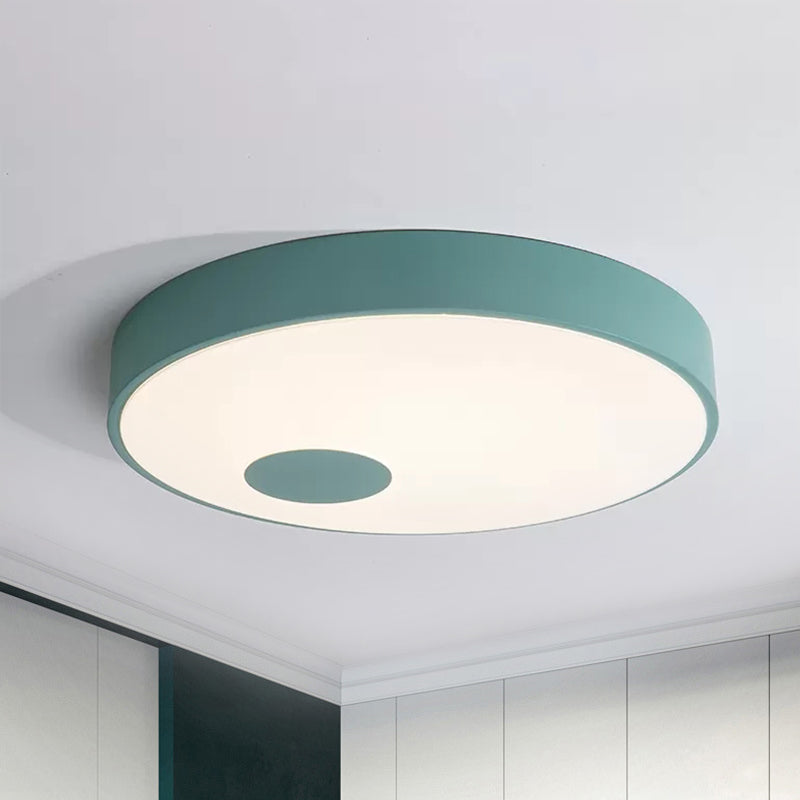 Nordic Stylish Slim Flush Mount Light Acrylic Candy Colored Ceiling Lamp for Kindergarten Blue Clearhalo 'Ceiling Lights' 'Close To Ceiling Lights' 'Close to ceiling' 'Flush mount' Lighting' 240988