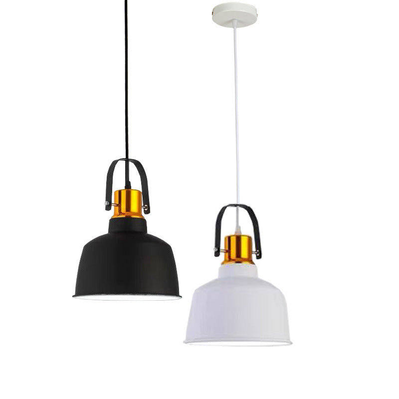 1-Light Suspension Lighting Nordic Style Bowl Shade Metallic Pendant Ceiling Light Clearhalo 'Art Deco Pendants' 'Black' 'Cast Iron' 'Ceiling Lights' 'Ceramic' 'Crystal' 'Industrial Pendants' 'Industrial' 'Metal' 'Middle Century Pendants' 'Pendant Lights' 'Pendants' 'Rustic Pendants' 'Tiffany' Lighting' 2415219