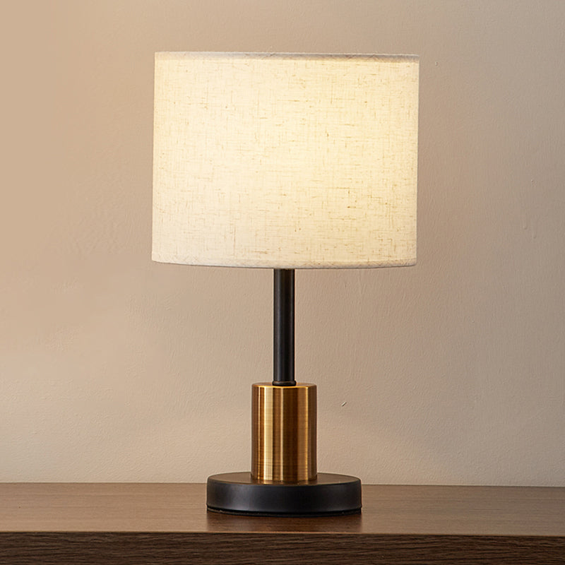 Small Pillar Brass Table Lamp