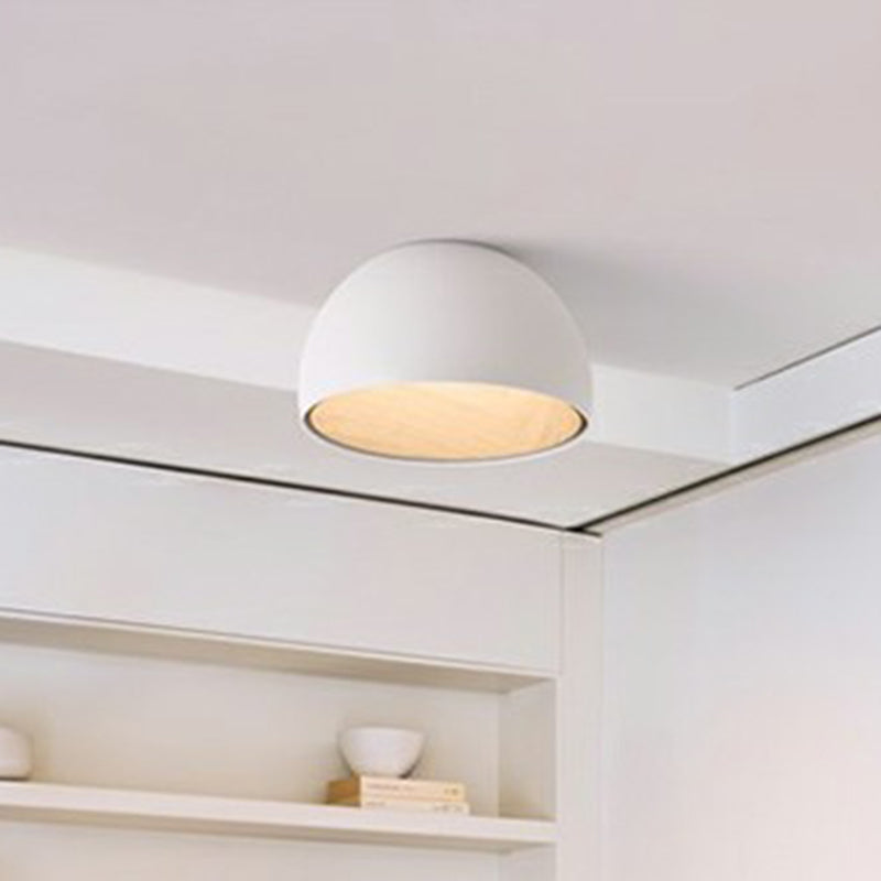 Minimalist Dome Flush Mount Lamp Metal Corridor LED Ceiling Flush